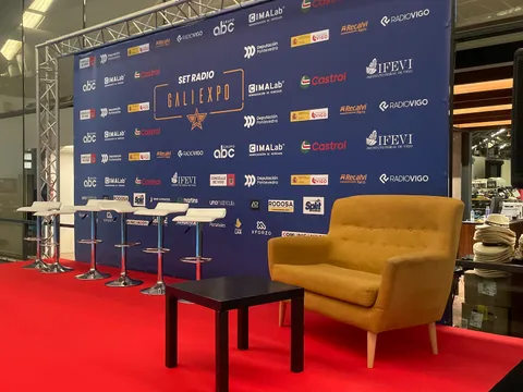 Lona impresa de gran formato para Galiexpo