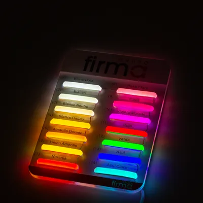 Firma neon vertical