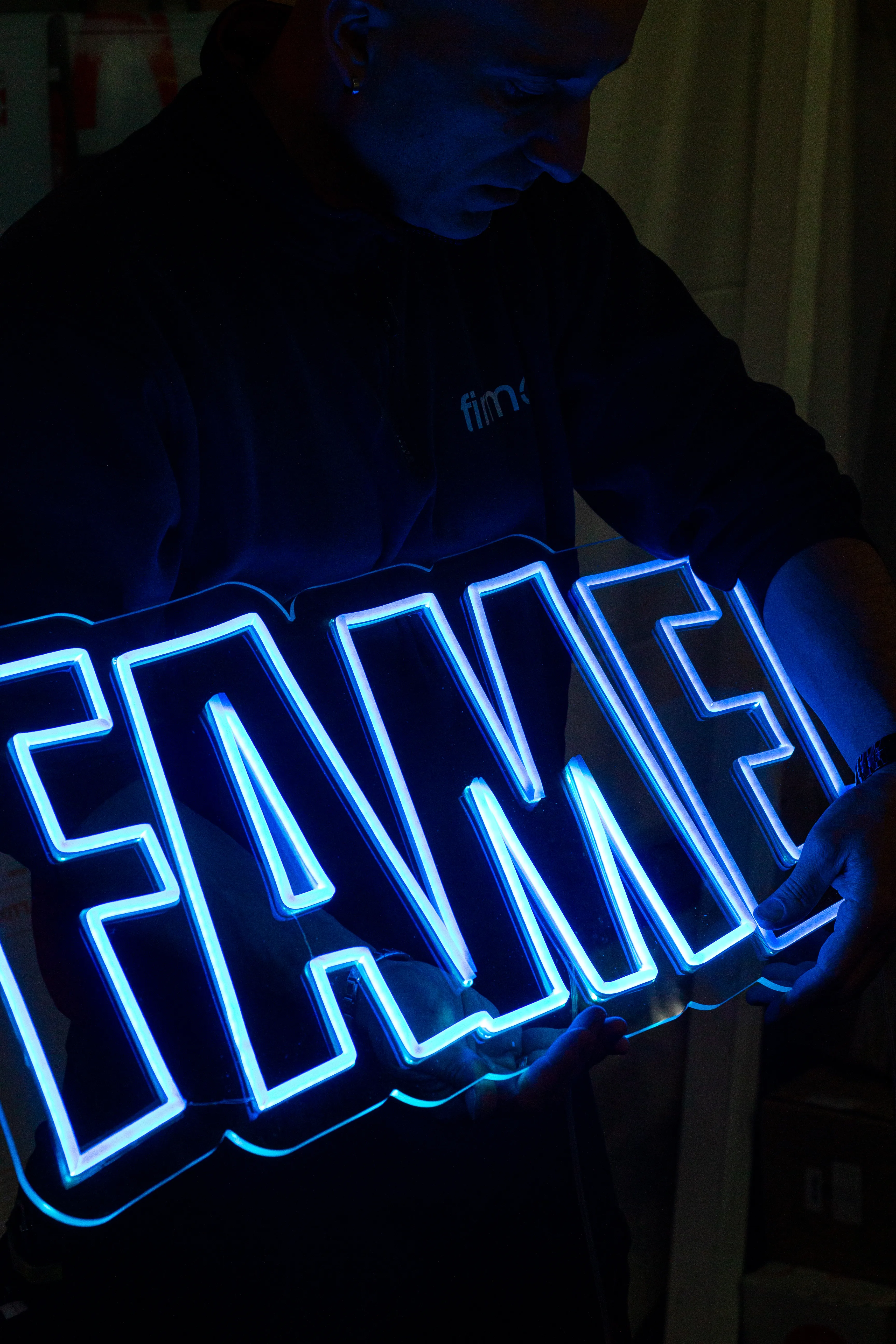 Letrero de neón LED personalizado