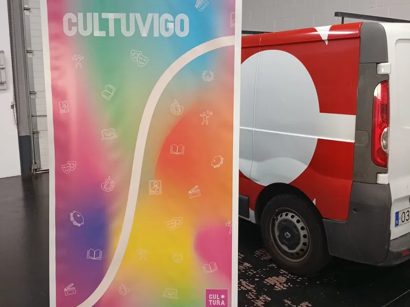 Roll-up impreso para la Universidad de Vigo